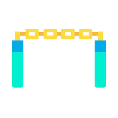 Flat Nunchaku icon