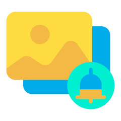Flat Image icon