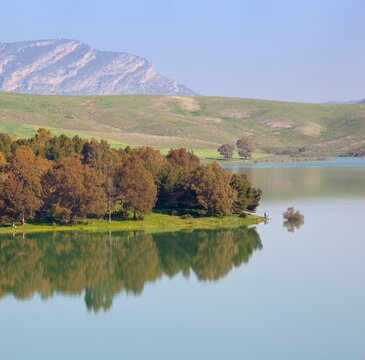 Conde De Guadalhorce Reservoir; Malaga, Andalusia, Spain