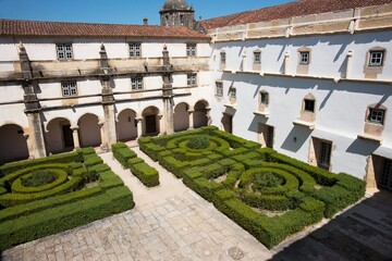 Cloisters In The Convent Of The Order Of Christ; Tomar, Portugal