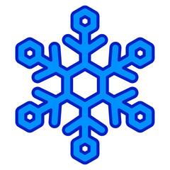Abstract snowflake illustration