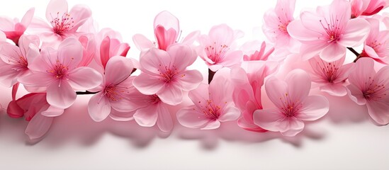 Fototapeta na wymiar ed illustration of cherry blossom petals