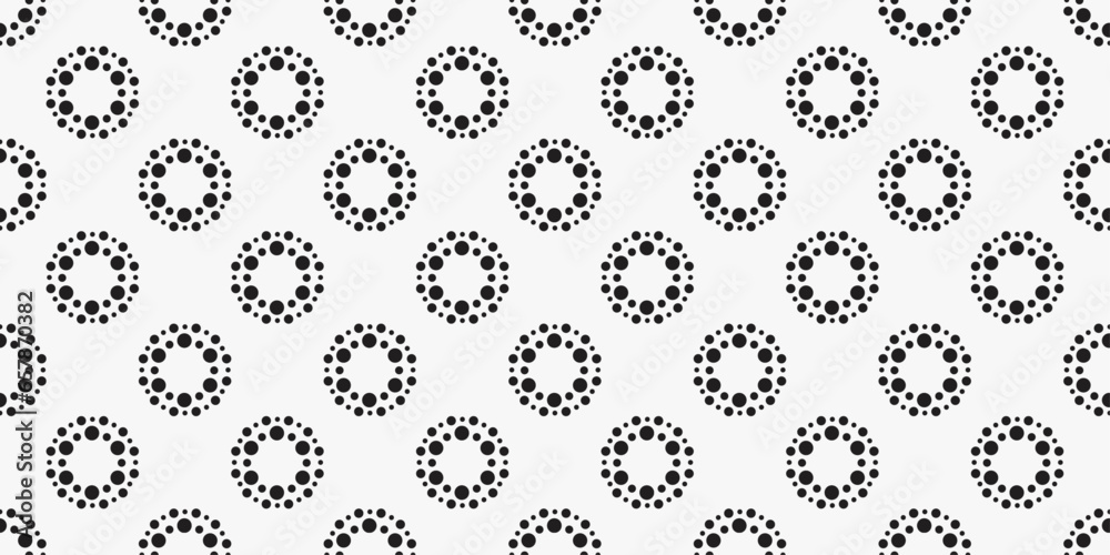 Poster Polka dots are made from small dots that organize the rings that make up the polka dots.