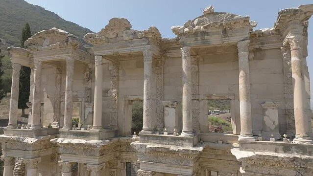 Ephesus Ancient City Theatre and Artemis Temple Aerial View 9