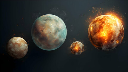 360 degree space nebula panorama, equirectangular projection, environment map. HDRI spherical panorama,Generative Ai	