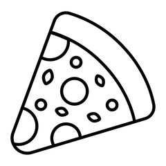 Pizza Outline Icon