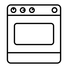 Oven Outline Icon