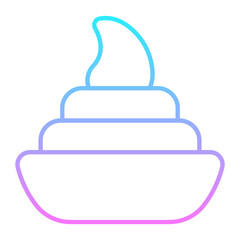 Cream Gradient Icon