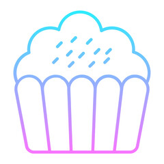 Muffin Gradient Icon