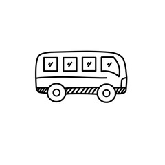 Hand drawn Doodle vehicle transportation