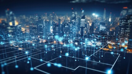 IT technology background that portrays the resilience of digital systems in the face of challenges and disruptions