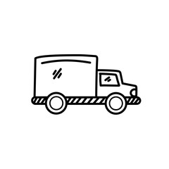 Hand drawn Doodle vehicle transportation