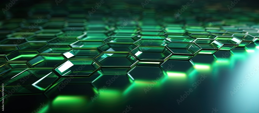Aufkleber advanced honeycomb concept digital tech web flow data visualization