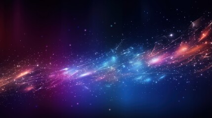 Modern Technology Particle Abstract Wallpaper