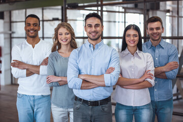 Successful business team