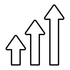 Growth Outline Icon