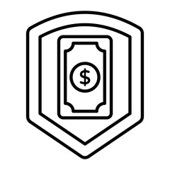 Security Outline Icon