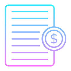 Investment Account Gradient Icon