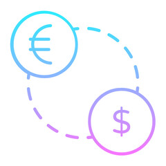 Hedging Gradient Icon
