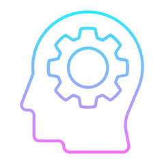 Thinking Gradient Icon