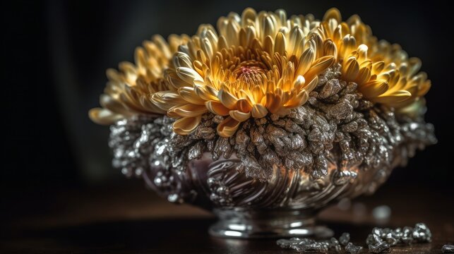 Vibrant Vistas: Mesmerizing Underwater Floral Display in the Majestic Sea, generative AI