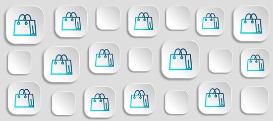 Shopping bag texture background. Online buy, sale, order, shopping, shop theme concept banner 