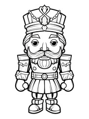 Christmas Colouring page Toy Soldier