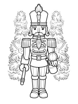 Christmas Colouring page Toy Soldier