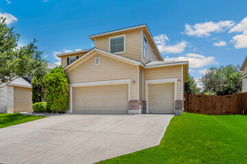 a home garage 