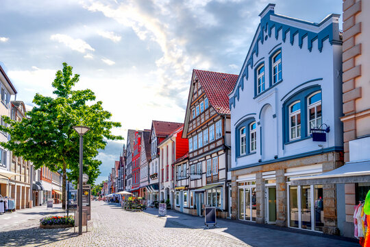 Altstadt, Rinteln, Niedersachsen, Deutschland 