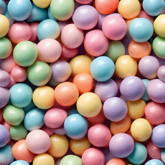 Sweet Delights: Candy Pastel Abstract Background. generative AI