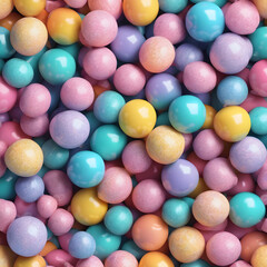 Sweet Delights: Candy Pastel Abstract Background. generative AI