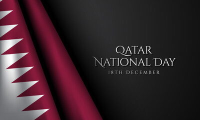 Qatar National Day Background Design.