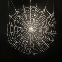 large white spider web with no background