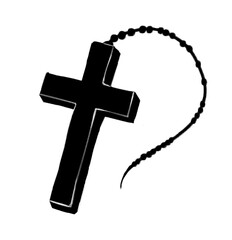 Halloween Cute Illustration Crucifix