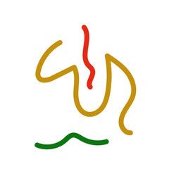 Abstract Scribble Decor Vector 