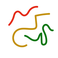 Abstract Scribble Decor Vector 