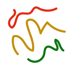 Abstract Scribble Decor Vector 