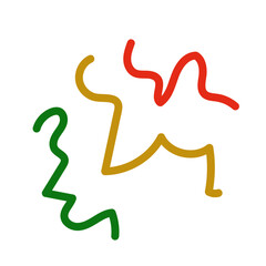 Abstract Scribble Decor Vector 