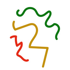 Abstract Scribble Decor Vector 