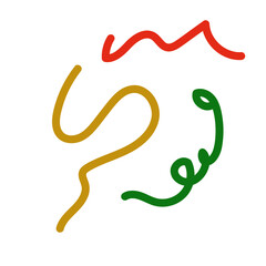 Abstract Scribble Decor Vector 