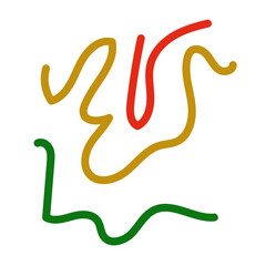 Abstract Scribble Decor Vector 