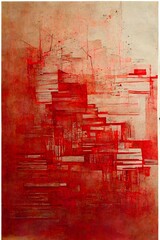 minimalism abstract artwork made with a printing press highly detailed 