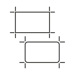 Frame icon. Vector illustration. EPS 10.