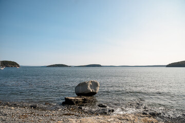 Rock on Bar Harbor, Maine Coast