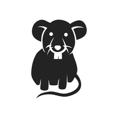 Rat Logo template Isolated. Brand Identity. Icon Abstract Vector graphic