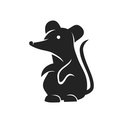 Rat Logo template Isolated. Brand Identity. Icon Abstract Vector graphic