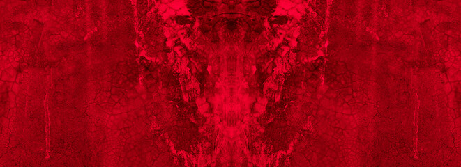 Old wall texture cement black red  background abstract dark color design are light with white gradient background.