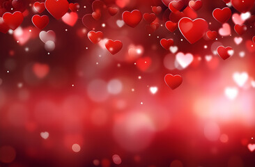 Obraz premium valentines background with hearts