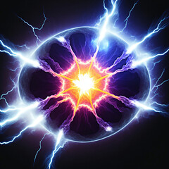 Energy powerful plasma, generative ai image